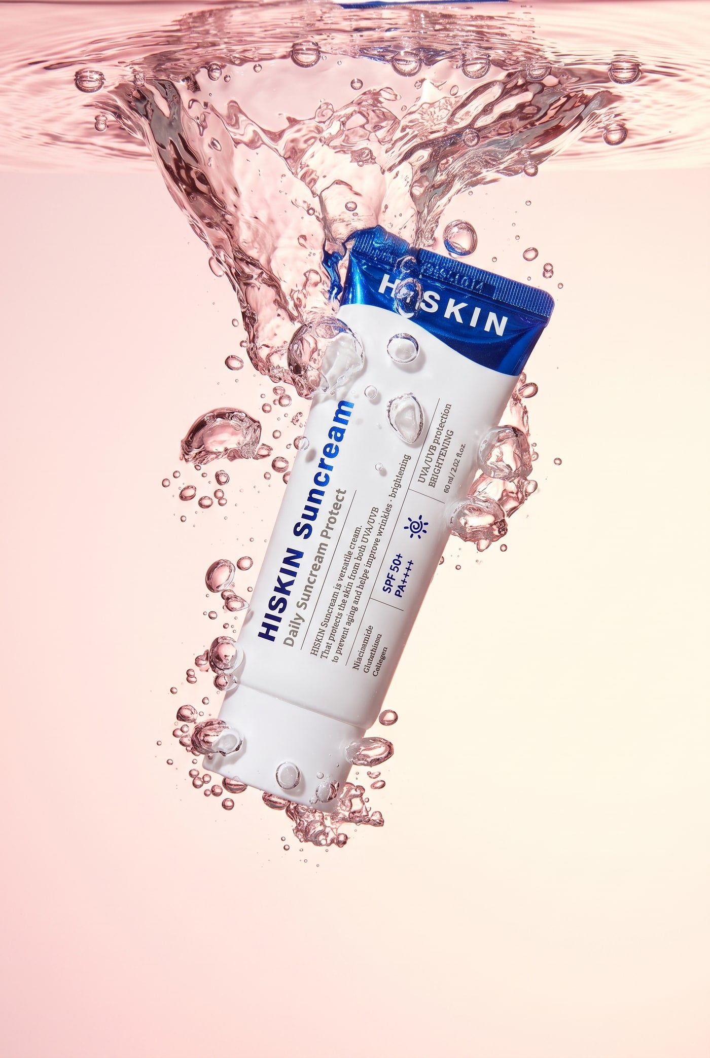 HISKIN skin texture close-up